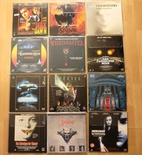 Horror Laserdisc Sammlung-Konvolut deutsch - 12 Filme