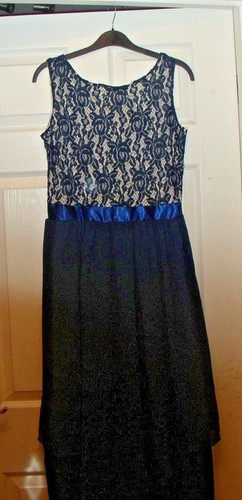 Abendkleid marine spitze - marine,