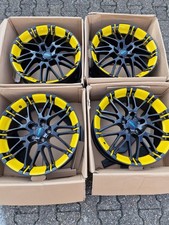 Oxigin 14 Oxrock 8,5x19et45 lk5x108 Black Gelb foliert