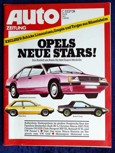 Auto zeitung 1978 simca - auto,