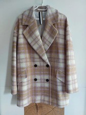 Hugo Boss Fleece Jacke Mantel Gr. 40 Wolljacke Fleecejacke Wollmantel Wolle NEU