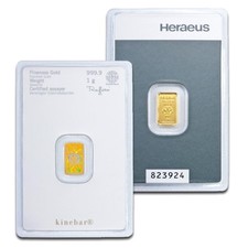 Goldbarren 1 Gramm/999.9