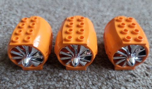 Lego 43121 orange - 3x,