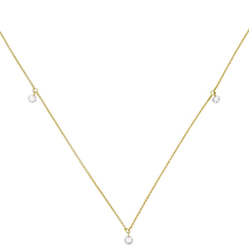 Halskette collier aus 750 gold - halskette,