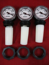 3 Tankinhaltsanzeiger Öltank Tankuhr Tankanzeige Füllstandsanzeige Öl + Adapter