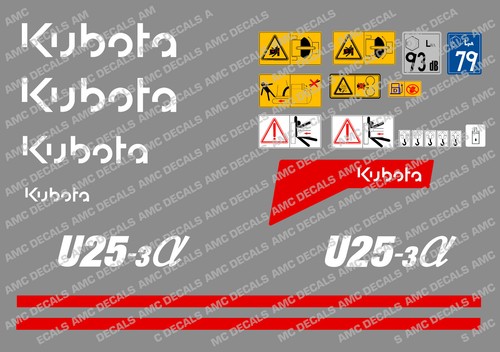 Kubota u25 mini bagger - mini,