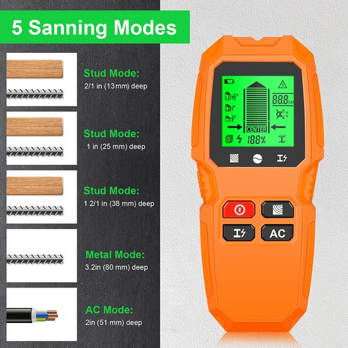 Wand bolzenfinder lcd - wand,