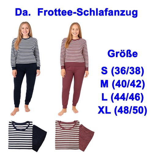 Frottee schlafanzug nachtw - frottee,