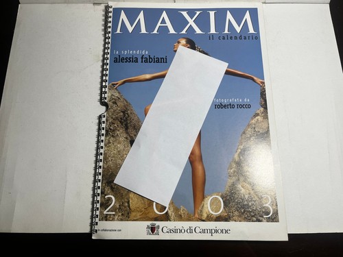 Maxim kalender 2003 alessia - maxim,