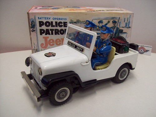 Jeep police patrol 60er - jeep, patrol",