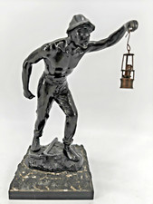 Skulptur Bergmann mit