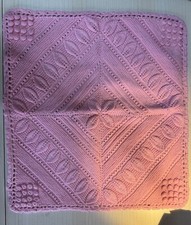 Dekokissen Strickarbeit - waschbar