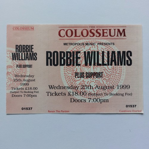 Robbie williams rare unused - williams,