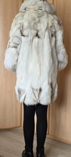 Silberfuchs Pelzmantel