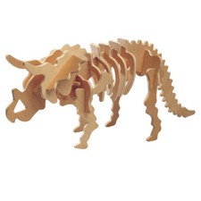 Triceratops holzbausatz - 3d,