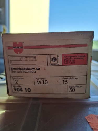 Einschlagdübel stahl - w-ed,
