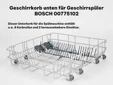 Geschirrkorb unten Bosch