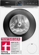 Siemens WG44B2071 iQ700 9 kg Frontlader Waschmaschine, 60 cm breit, 1400 U/min, 