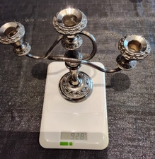 SILBER 3er Kerzenleuchter