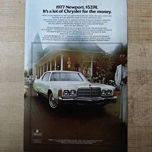 Chrysler newport 1977 - newport, vintage