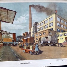 50,er Jahre- Werbetafel - Alte