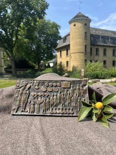 Wandrelief bronze signiert - wandrelief,