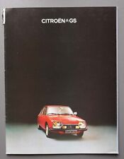 Prospekt Citroen GS 1976