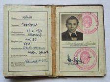 DDR Mitgliedsbuch Gesellschaft