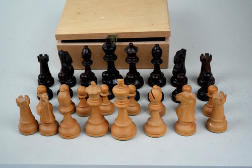 Altes schachspiel große - altes,