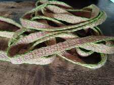 Mittelalter Borte, LARP Reenactment, Wikinger borte, braun-grün