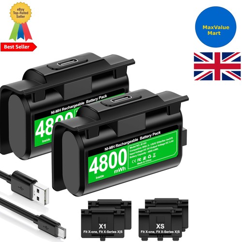 2x4800mwh xbox akku pack mit - akku,