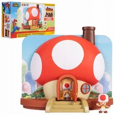 SUPER MARIO BROS TOAD HAUS DELUXE SPIELSET MIT FIGUREN UND PILZ