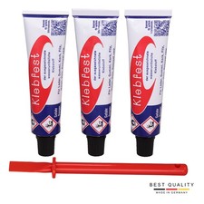 SCHUHKLEBER Kontaktkleber Leder & SATTLERKLEBER 3x30g.+ Spatel Made in Germany