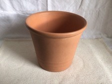1 mittlerer Blumentopf - Blumenschale - Keramik - Terracotta - 14,5 cm hoch