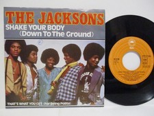 THE JACKSONS 7" : SHAKE YOUR BODY  = 1979 mint- (Michael Jackson)