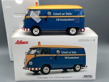 Modellautos 1:18 Schuco VW Bus T1 VW Kundendienst Schnell zur Stelle in OVP