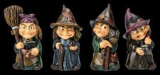 Lustige Hexenfiguren 4er Set -