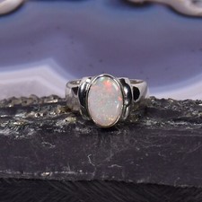 Edel Opal Ring, 925er Silber