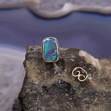 Boulder Opal Ohrring, 925er
