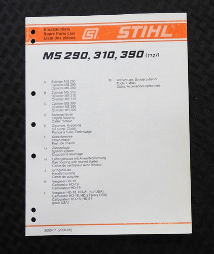 Original stihl 290 - 310, 390