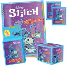 Panini Disney Stitch - Super ScrapBook (2025) Sammelsticker Display Tüten Album