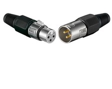 3-Pin XLR Stecker Kupplung mit