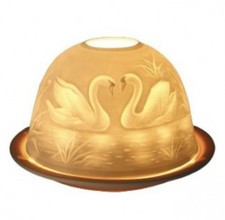 Windlicht aus edlem Porzellan