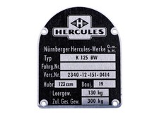 Hercules K 125 BW original