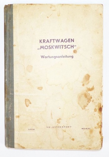 Kraftwagen moskwitsch - kraftwagen,