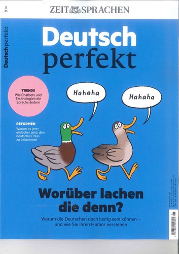 Deutsch perfekt 2024 - perfekt,, 06/2024