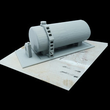 Spur H0 Tankstelle für