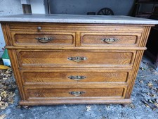 Antike Eichen-Kommode mit