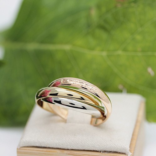 Cartier trinity tricolour 18kt - trinity,