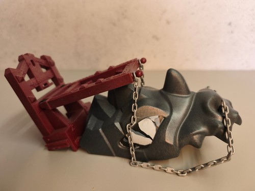 Drachenkopf mit kette - drachenkopf,
